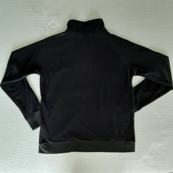 Central Park Women's Black Velour Studded Zipped Jacket Size; Large - Picture 4 of 6